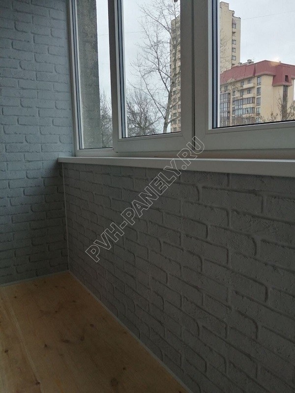Комплект панелей ПВХ 3d глянец для балкона KBC-02-10