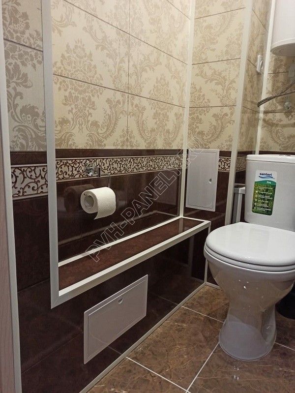 Комплект отделки панелями в туалете KTC-03-3