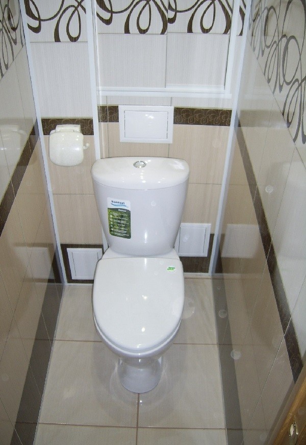 Комплект ПВХ панелей для туалета KTC-12-4