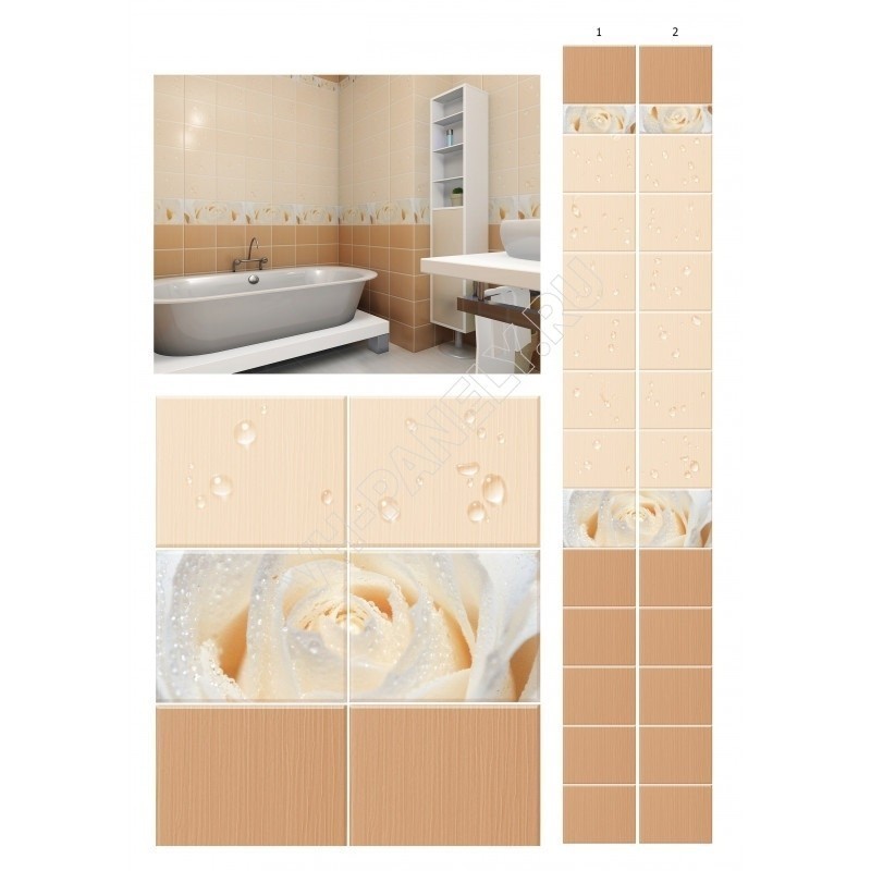 Комплект панелей для стен туалета KTC-13-5